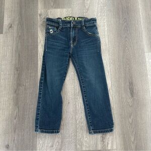 3/27$ Garfield toddler blue jeans size 4T